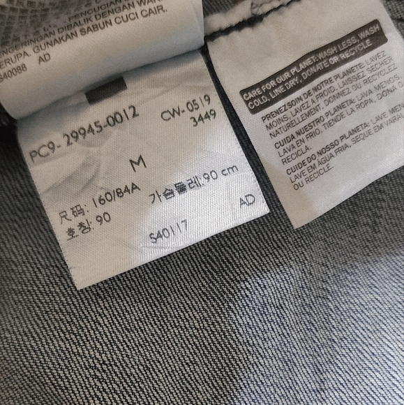 Levi's Denim Original Trucker Jean Jacket Pockets Medium Wash Sz M - Picture 6 of 9